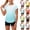Light Blue, variant on Casual T Shirts for Girls Summer Dry Fit Crewneck Short Sleeve Tie Dye Tees Kids Workout Tops 4-14 Years
