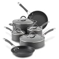 thumbnail image 2 of Circulon Radiance Hard Anodized Nonstick 10 Piece Cookware Set, Gray, 2 of 14