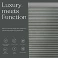 thumbnail image 5 of MOOD Blackout Cellular Shades | Luxury meets function | Cordless, Extra Large 1.5 Inch Cells, Insulation, Acoustic Comfort | Honeycomb Blinds for Windows | Storm | 33.5" Width x 60" Height, 5 of 7