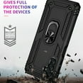 thumbnail image 6 of ELEHOLD Hybrid Rugged Case for Samsung Galaxy A54 5G Full Body Protection with Metal Magnetic 360° Rotating Ring Holder Kickstand Shockproof Heavy Duty Case for Samsung Galaxy A54 5G,Black, 6 of 9