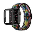 thumbnail image 3 of BRADCET Braided Solo Loop for Aplle Watch Bands and Case 44mm 45mm 41mm 38mm 40mm 49mm 42mm Women Men Adjustable Sport Nylon Scrunchie Band Protective Cover Bumper for iWatch Series 8 7 SE 6 5 4 3 2 1, 3 of 11