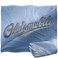 thumbnail image 1 of Oldsmobile Blanket, 50'x60' Chrome Logo Silky Touch Super Soft Throw Blanket, 1 of 6