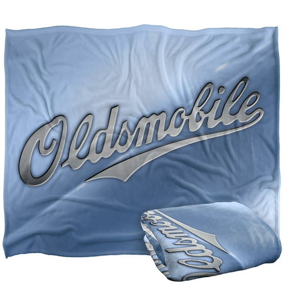 Oldsmobile Blanket, 50'x60' Chrome Logo Silky Touch Super Soft Throw Blanket