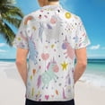 thumbnail image 6 of High Quality Hawaiian Shirts for Men Short Sleeve Aloha Beach Shirt Floral Summer Casual Button Down Shirts Blouses P9MTG7, 6 of 7
