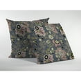 thumbnail image 2 of Friendly Flowers Indoor/Outdoor Pillow in Muted Pink and Gray 18x18, 2 of 9