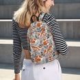 thumbnail image 5 of Fotbe Vintage Blue Fox Family A Mochila de Lona con Estampado, Mochila Duradera, Mochila Versátil de Alta Calidad, Mochila Compacta Vintage-Small, 5 of 5