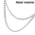 thumbnail image 4 of Gargantilla de cuello de cuero con eslabones tachonados de metal gótico punk MFZFUKR CPB-US-PSF1431-3, 4 of 5