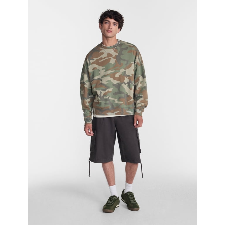 No Boundaries Men's Crewneck Fleece Sweatshirt photo 2
