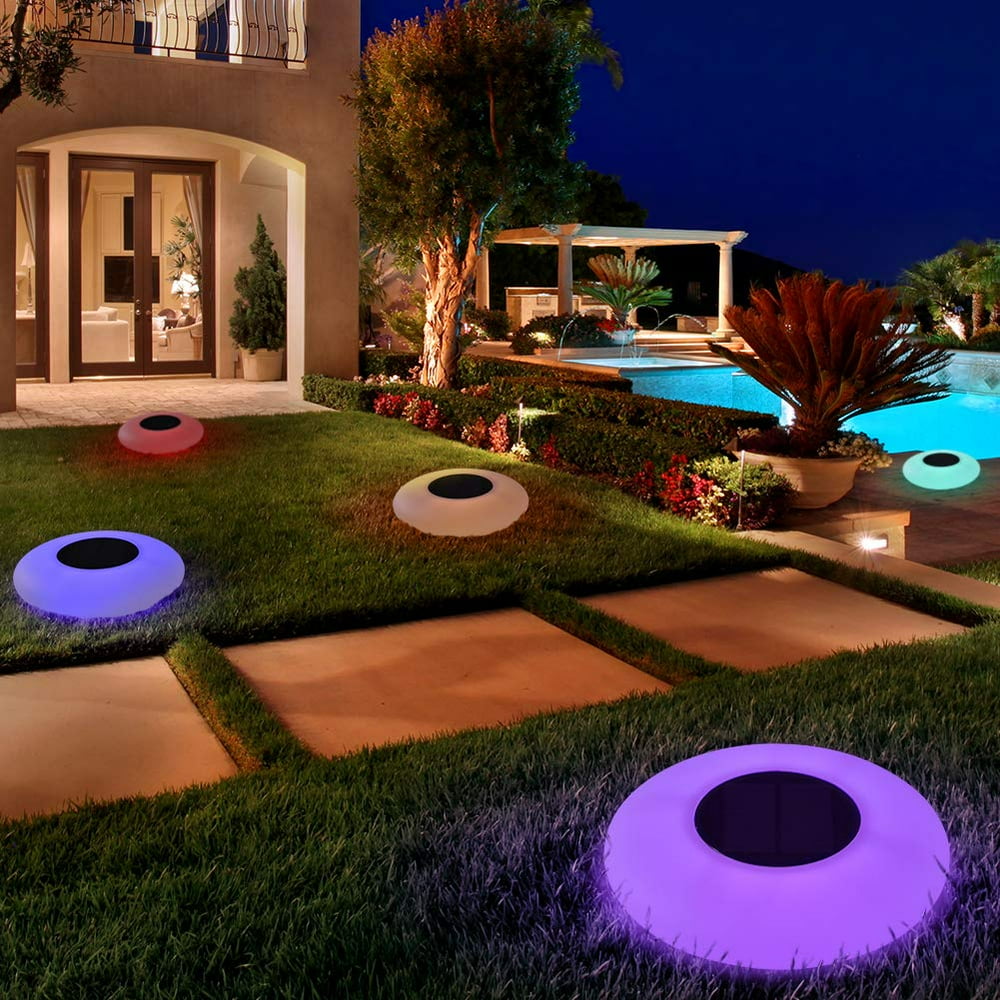 Outdoor Lights, Floating Swimming Pool Light Underwater LED Waterproof