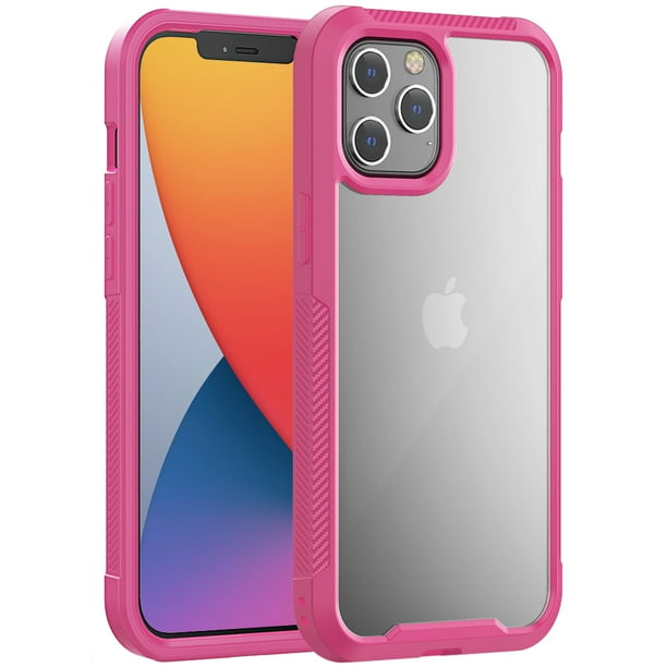 Bestshe Iphone 12 Pro Max Case Clear Shock Absorbing Dustproof Pure Color Bumper Cover No Screen Protector Protective Hybrid Rugged Back Case For Iphone 12 Pro Max 6 7 Inch Purple Walmart Com Walmart Com