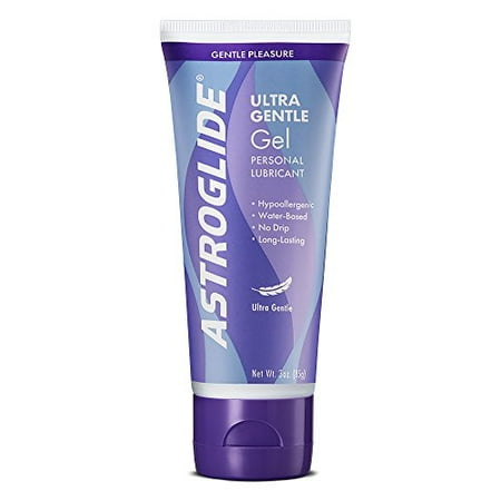 Astroglide Gel - Astroglide Ultra Gentle Gel Sensitive Skin Personal Lubricant, 3 Oz Tube