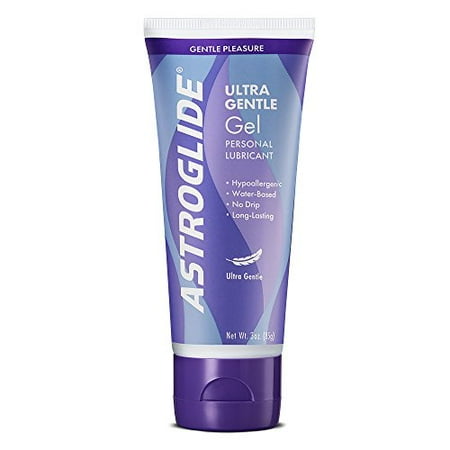 Astroglide Ultra Gentle Gel Sensitive Skin Personal Lubricant, 3 Oz