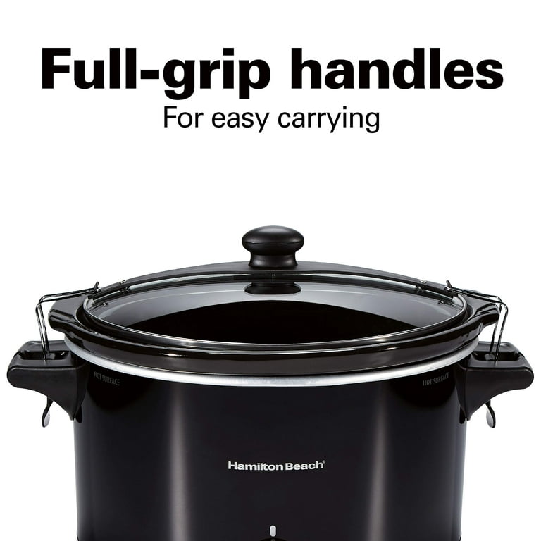 Hamilton Beach Slow Cooker, Extra Large 10 Quart, Stay or Go