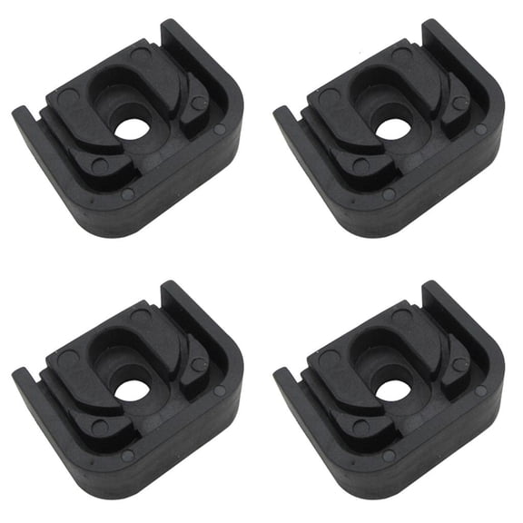 YIGSECU Square Air Conditioning Outdoor Anti Vibration Pads Rubber Construction Weatherproof Easy Installation for Multiple Unit