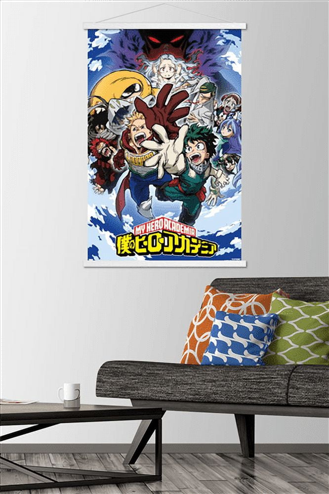 My Hero Academia - Season 4 Key Art 1 Poster Emoldurado, Quadro em