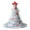 Red&Silver, variant on Star Topper Christmas Tree Hats Christmas Hats - Santa Hats - Reusable New Year Party Prop Unisex Holiday Hat
