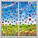 thumbnail image 5 of Fiudx Pegatinas de Primavera para Ventana, Calcomanías de Mariposas y Flores de Colores, Reutilizables, Fáciles de Aplicar Sin Pegamento, Decoración para El Hogar, La Escuela, La Oficina, Perfectas p, 5 of 6