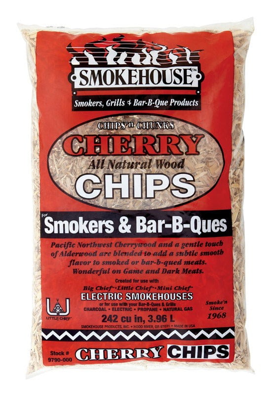 Little Chief Wood Flavor Fuel Smoke Chips Cherry 1.75 Lb.