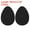 Black, variant on Uxcell 5 Pairs Non-Skid Shoe Pads 3.5"x2.6" No Slip Shoe Grip Stick Sole Protector Silicone Cushion Black