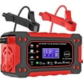 thumbnail image 1 of 12V 6-Amp Car Battery Charger, Trickle Charger and Maintainer, Smart Fully Automatic Battery Charger w/Temperature Compensation, Battery Pulse Repair, 1 of 5