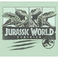 thumbnail image 2 of Girl's Jurassic World: Dominion Velociraptor Vintage Panel Scratch  Graphic Tee Mint Large, 2 of 4