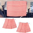 thumbnail image 2 of OTVIAP Car Curtain,2Pcs Grid Design Car Curtain Side Car Window Sun Shade with Suction Cup,Car Window Shade, 2 of 8