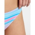 thumbnail image 4 of No Boundaries Multi Stripe Bikini Bottoms, Women’s, 4 of 5
