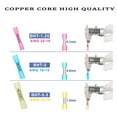 thumbnail image 5 of 200PCS Waterproof Heat Shrink Butt Wire Splice Crimp Connector Terminal 22-14AWG, 5 of 10