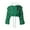 Green, variant on Fesfesfes Jacket Coat for Women Fleece Jacket Windproof Warm Fleece Patchwork Fleece Collar Jacket Sale Items