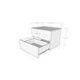 thumbnail image 2 of Atlas 4 Piece Full Size Bedroom Set, Bark Grey and Black, 2 of 5