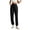 Black, variant on Women Lightweight Joggers Pants,High Waisted Running Pant with Pockets,Loose Drawstring Athletic Workout Yoga Pants