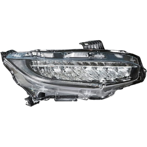 waltyotur LED Headlight Headlamp Replacement for 2016-2019 Honda Civic Right Passenger Side HO2503176 ‎33100TBAA11