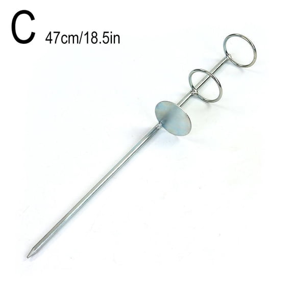 Sea Rod Holder Casting Rod Ground Plug 30/37/47cm Holder Simple Outdoor Fishing Rod Holder Double Circle Ground Plug Holder