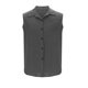 thumbnail image 4 of Top Abrigo Hombres Color Sólido Versátil Botón Solapa, Blusa sin Mangas de Lino de Algodón para el Verano, 4 of 6
