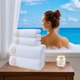 thumbnail image 4 of Accesorios de baño Toalla de hilo exclusiva Juego de dos toallas de baño Beneficios del regalo Toallas coloridas Toallas de baño, 4 of 6