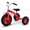 Red, variant on Costway Kids Toddler Tricycle with 15 Inch Inflatable Rubber Tires, Adjustable Seat & Handlebar Aged 3+ Red
