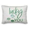 thumbnail image 2 of Creative Products Lucky You 20 x 14 Spun Poly Pillow, 2 of 3