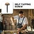 thumbnail image 3 of 8pcs Decorative Caps Cover Nails Fasteners Mirror Screws Brass Screws with Caps, 3 of 9