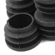 thumbnail image 3 of Uxcell 12 Piezas Tapones de Fin de Tubo Redondos de Plástico Negro de 25mm, 3 of 5