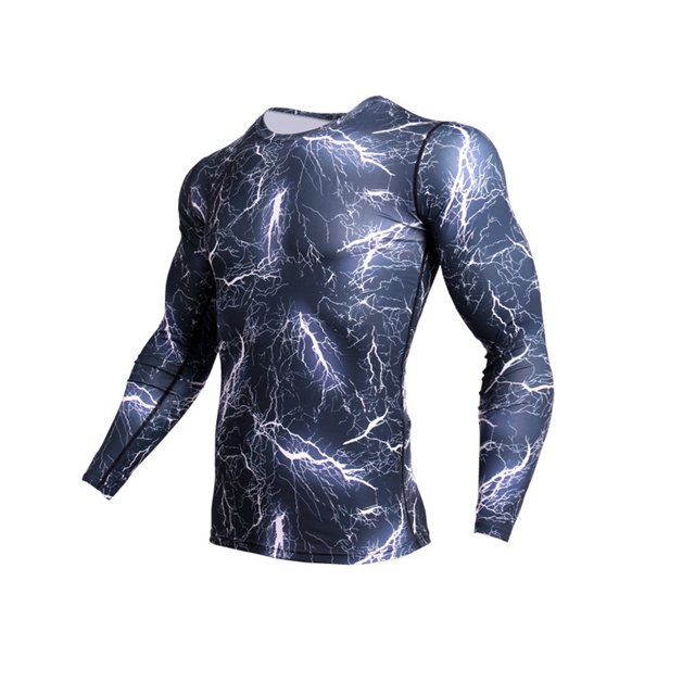 Minnieouse Ropa interior térmica Transpirable Amigable con la piel Ropa de compresión Leggings Medias Ropa deportiva Camiseta plegable Chándal de secado Camisetas Azul SG Minnieouse AP013505-01