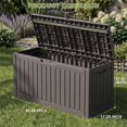Alpinel Outdoor Storage Box, Waterproof Deck Boxes w/ Reinforced ...