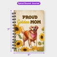 thumbnail image 5 of Proud Golden Retriever Mom Happy Mother's Day with Love Spiral Bound Journal Goldens Dog Lover Gifts Idea 5x7in Spiral Notebook - 02003, 5 of 5