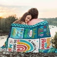 thumbnail image 3 of Teacher Gifts for Women Men, Teacher Appreciation Gifts for Teachers Blanket 60"X50", Thank You Best Teacher Gifts for Teachers, Back to School Gifts for Teachers, 3 of 6