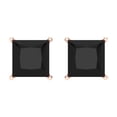 thumbnail image 3 of Clara Pucci 2Ct Natural Onyx Princess Cut VVS1 Screw Back Stud 18k Solid hypoallergenic Gold Designer Earrings For July, 3 of 7