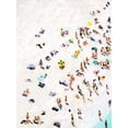thumbnail image 2 of Urban Road 25x32 White Modern Wood Framed Museum Art Print Titled - Beach Life, 2 of 4