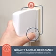 thumbnail image 3 of Dreambaby® Extra-Large Dual Fit Outlet Plug Cover - Electrical Socket Guard for Standard and Decora - White, 3 of 8