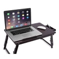 thumbnail image 4 of Sofia + Sam Bamboo Ventilation Lap Tray with Adjustable Legs (Walnut), 4 of 9