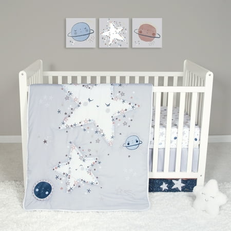 UPC: 0846216020896 | Starlight 4 Piece Crib Bedding Set