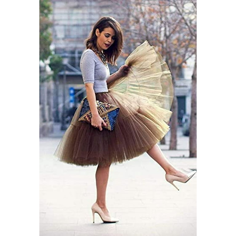 Fluffy tutu top skirts for adults