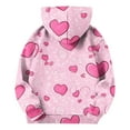 thumbnail image 6 of Hoodies for Teen Girls Valentine's Day Casual Long Sleeve Crewneck Sweatshirt 2026 Cute Hooded Pullover Tops with Pockets Size 3-14, 6 of 6